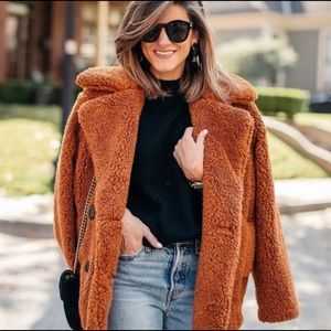 Free People Oversized Teddy Coat